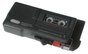 Cassette enregistreur vocal