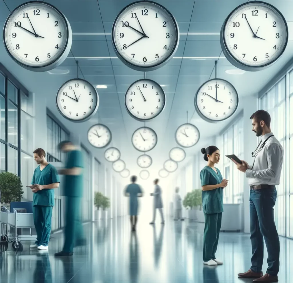 Gestion du temps dans le secteur médical par des médecins d'un établissement de santé